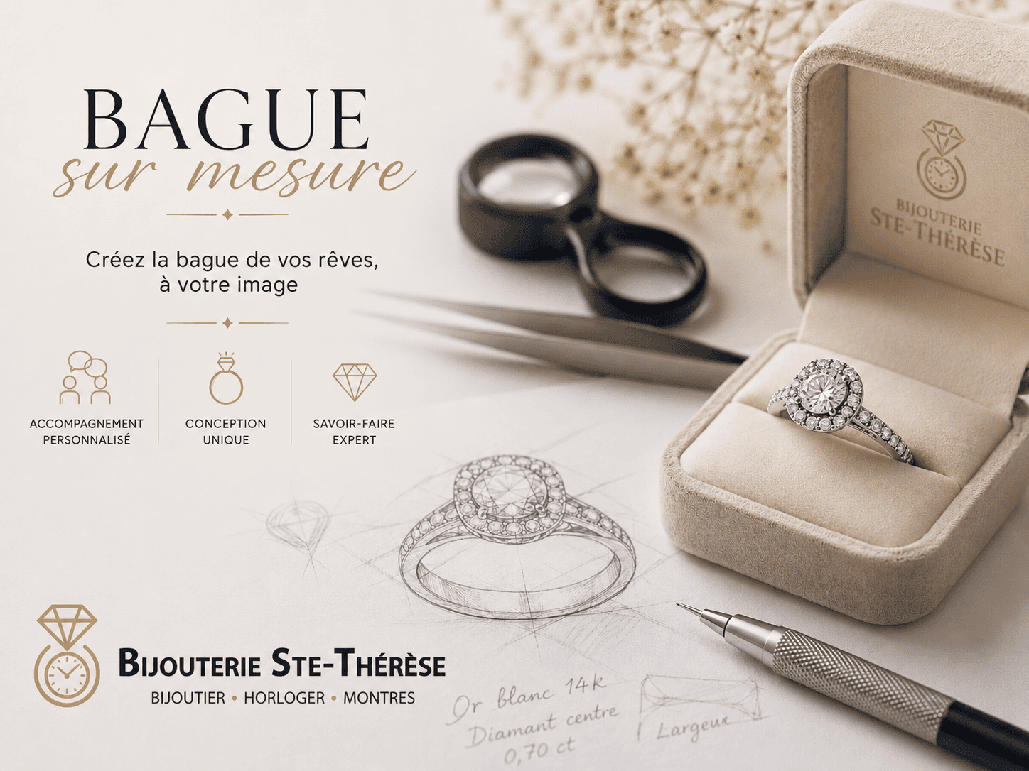 Bague sur mesure