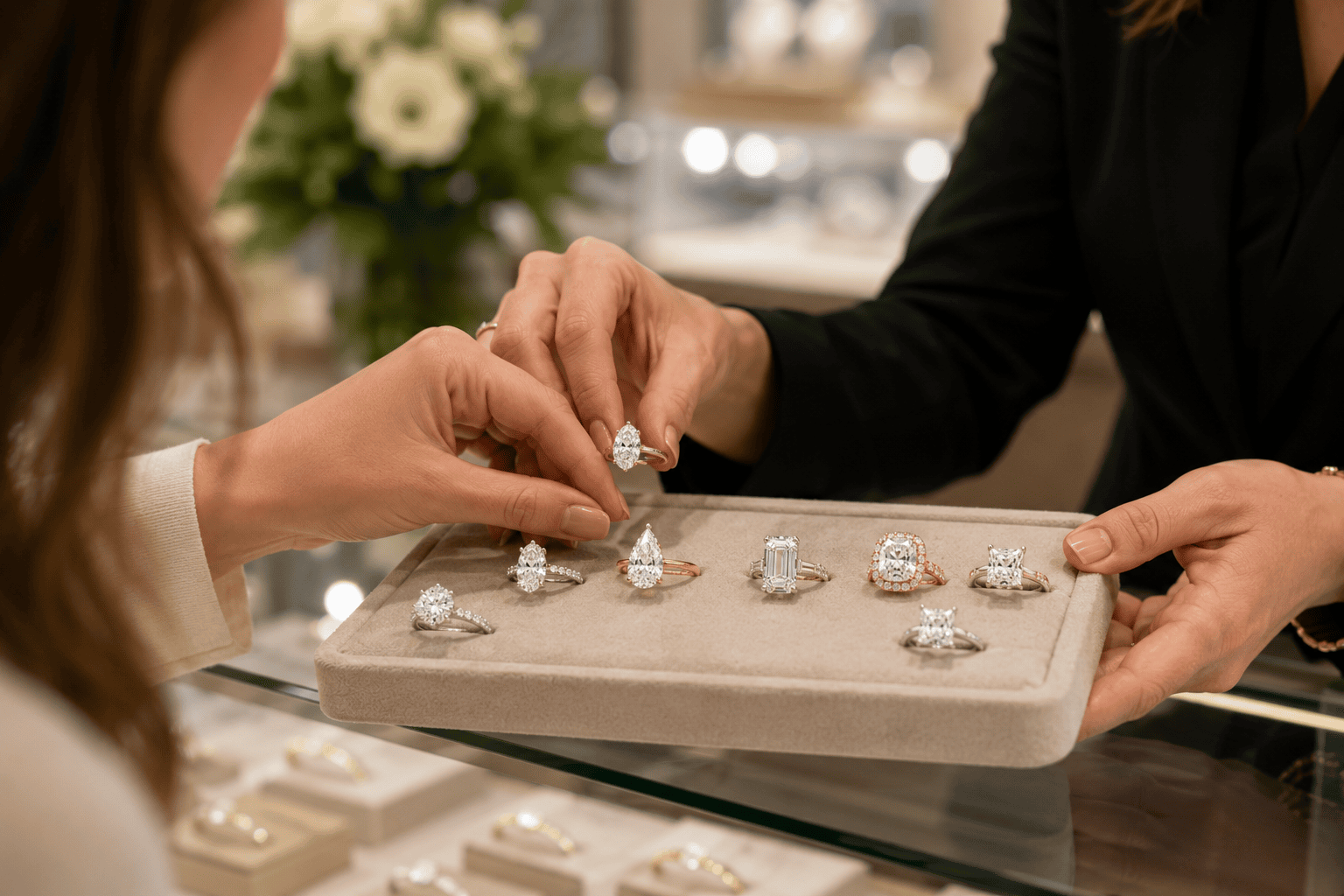 Comment choisir la forme d'un diamant 